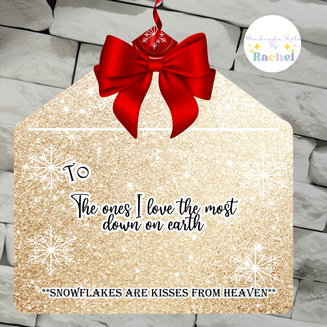 Personalised Letter From Heaven Tree Decoration