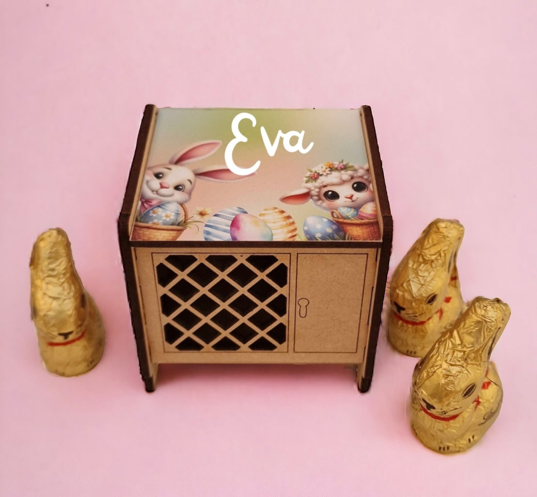 Personalised Mini Bunny Hutch (Various Designs)